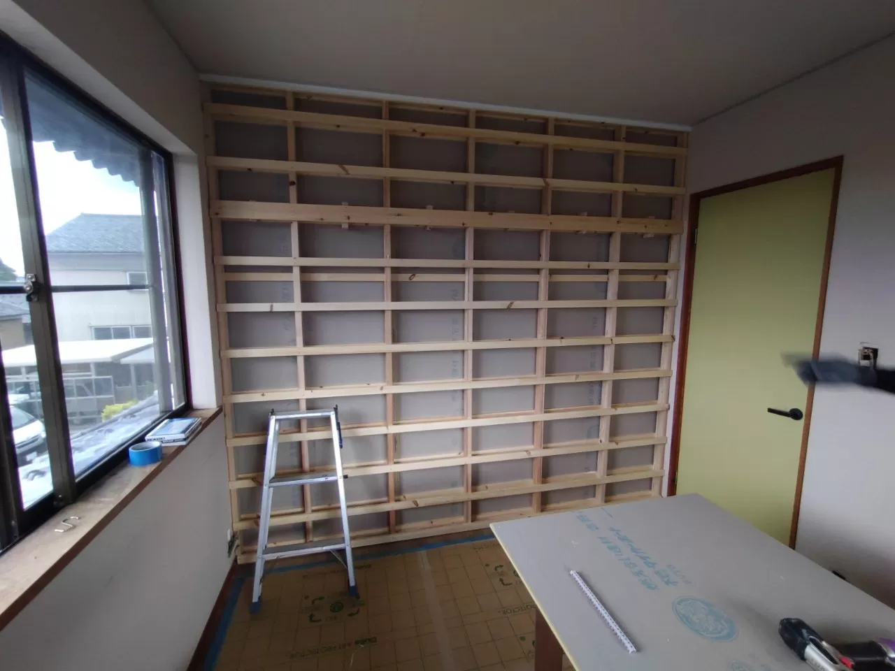 間仕切り壁造作状況