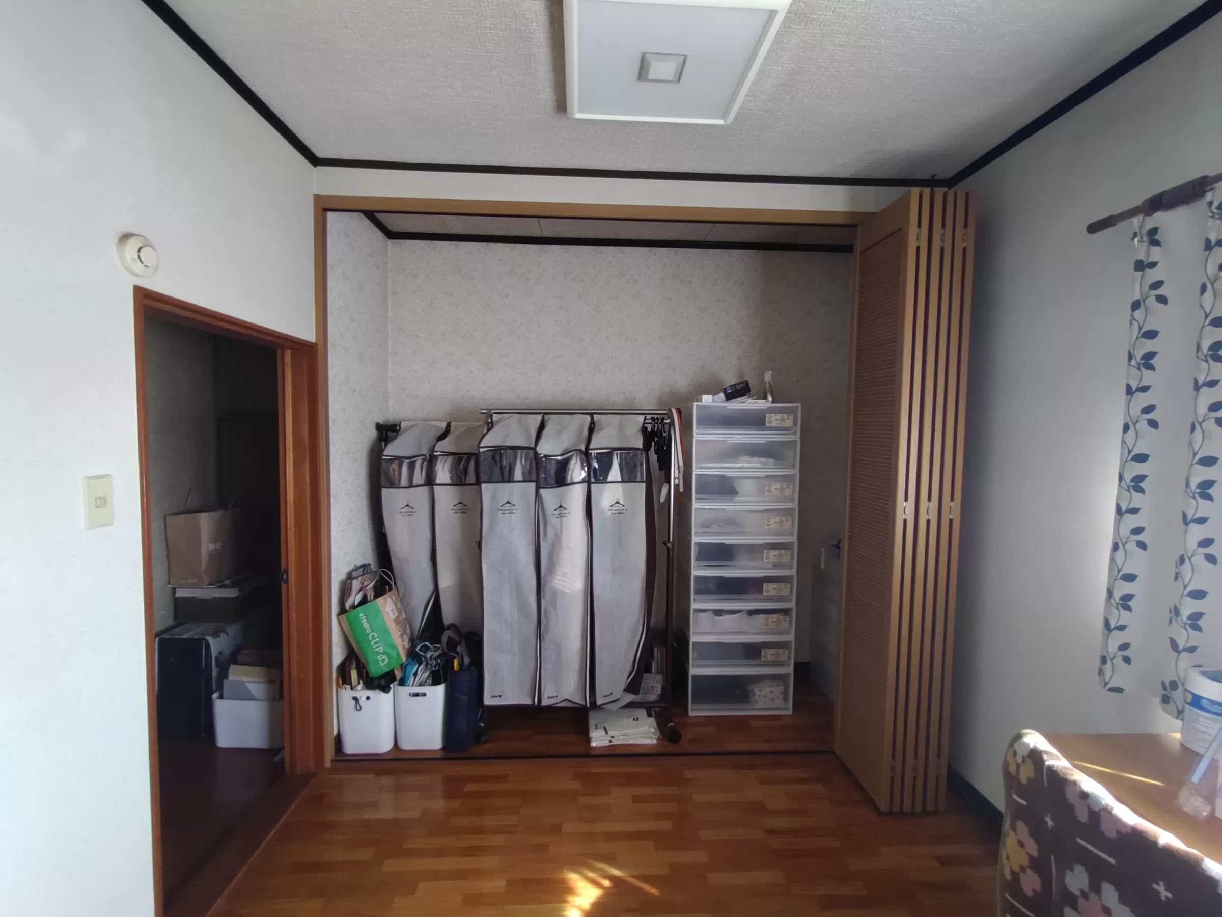 工事前のクローゼット