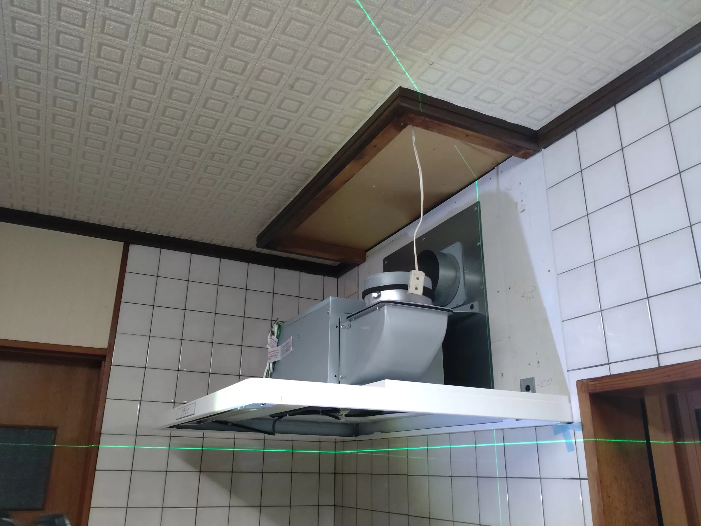 レンジフード設置状況