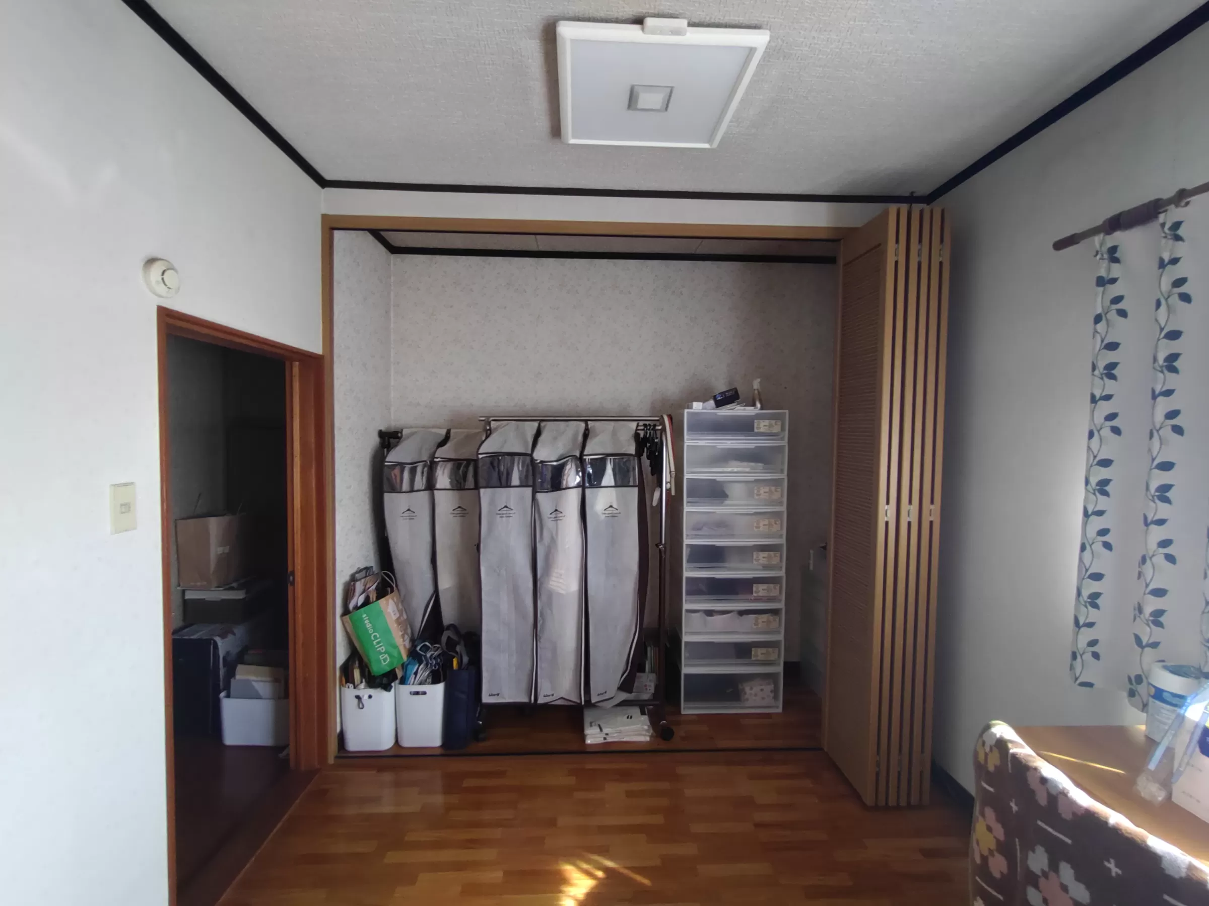 施工前のクローゼット