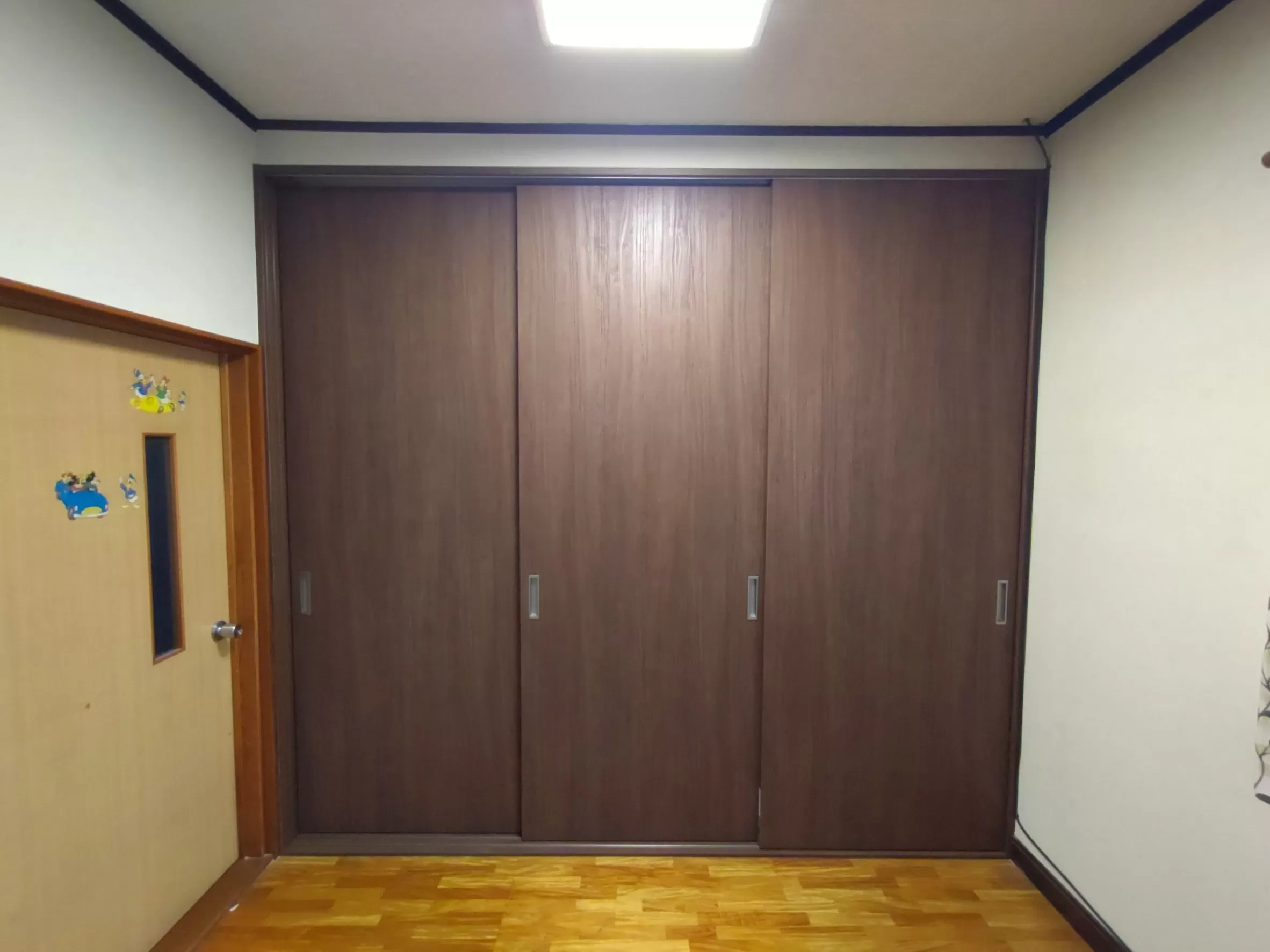 改装後のクローゼット