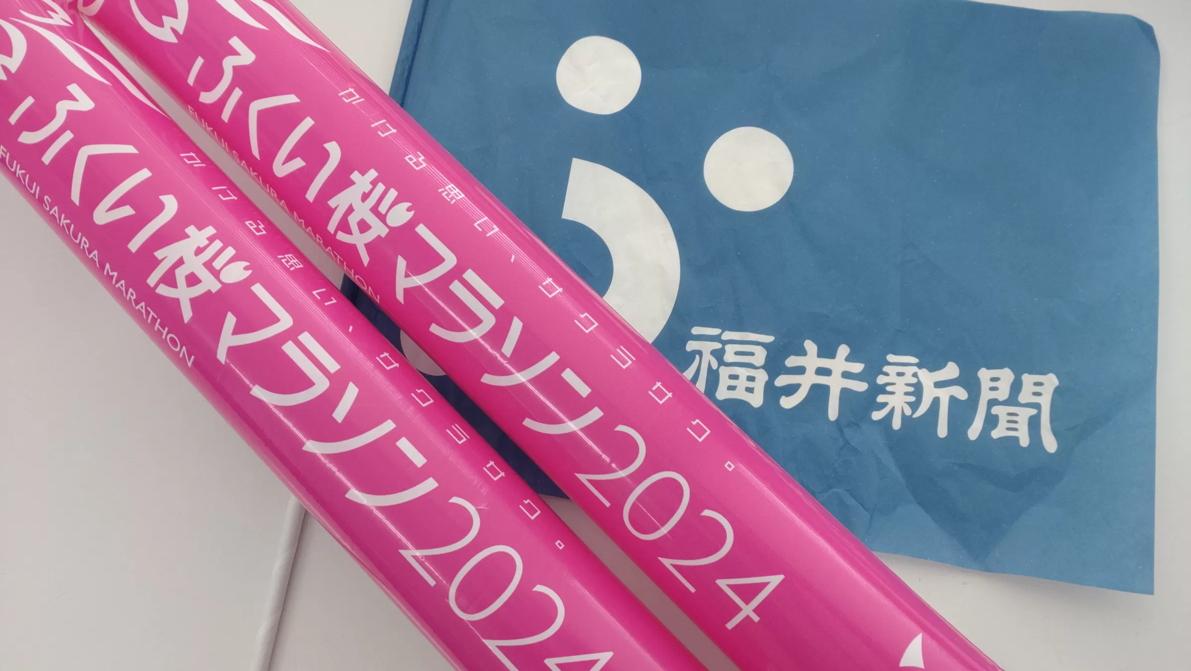 桜色の応援グッズ