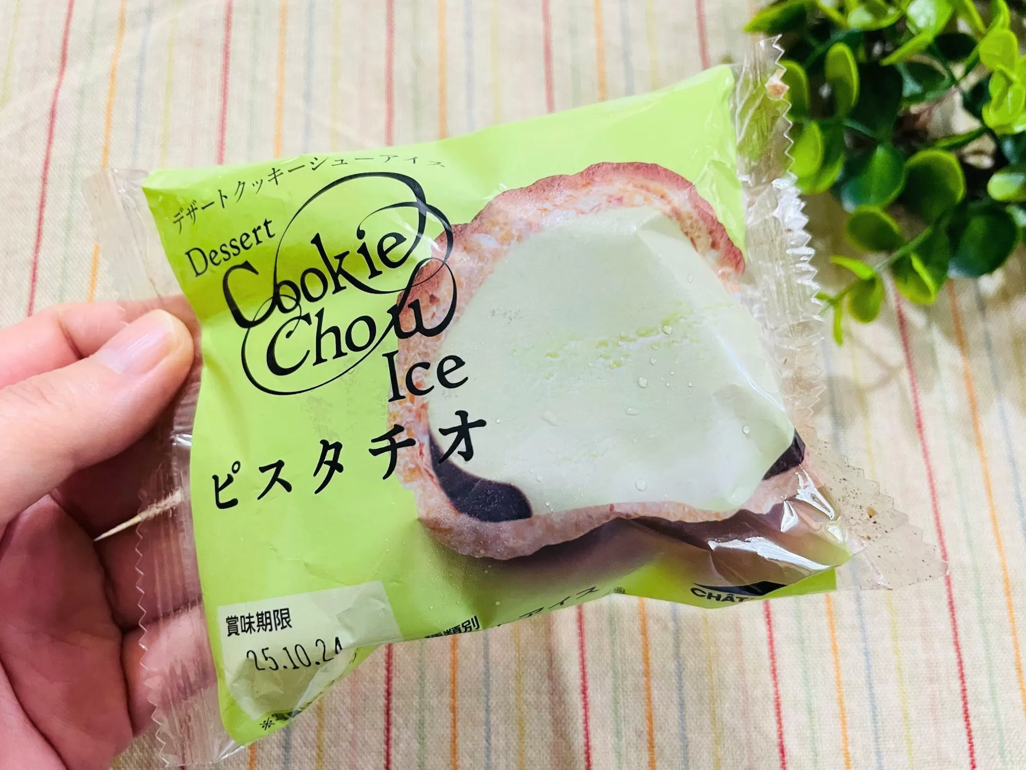 ピスタチオのシューアイス