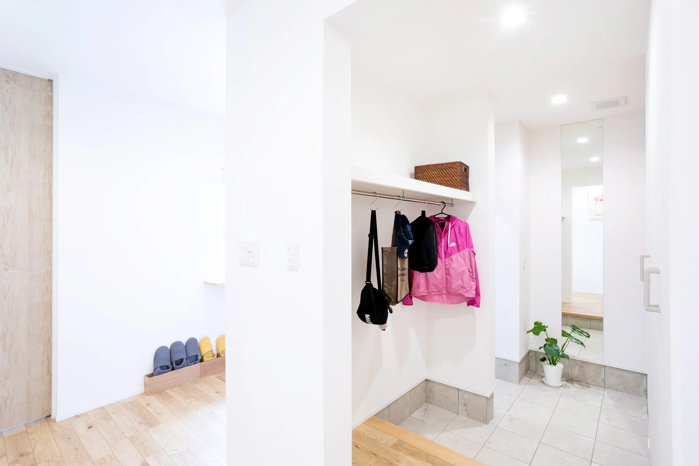 玄関のおでかけ収納