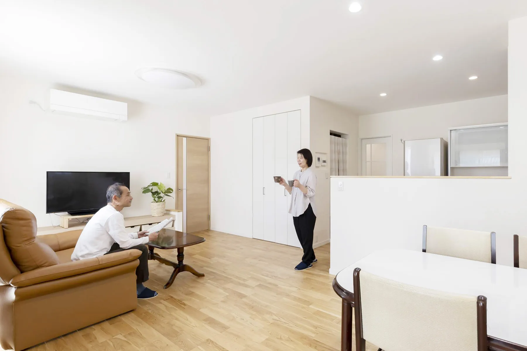 無垢材のフローリング